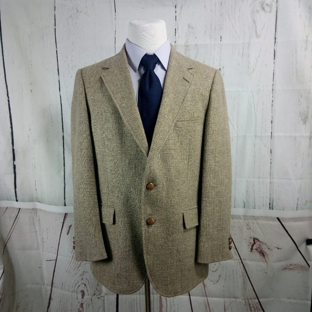 Johnny Carson 41R Brown Suit Blazer Sports Coat